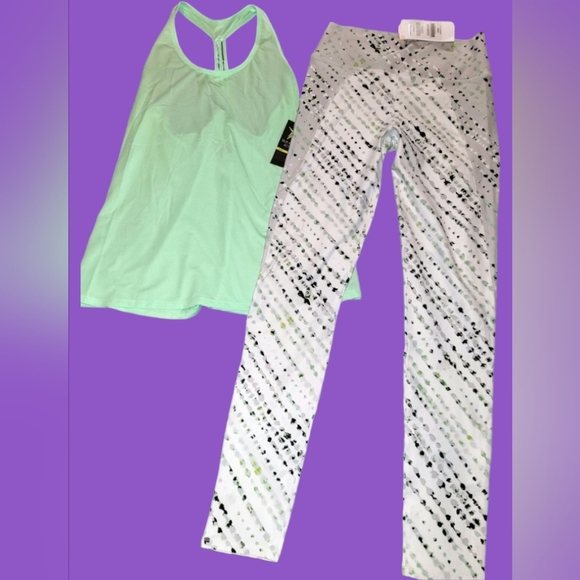 NWT ~ FABLETICS RAMONA Yoga Pants Sz. XS ~ Tunic & Old Navy Active Top Sz. MED - Picture 2 of 8